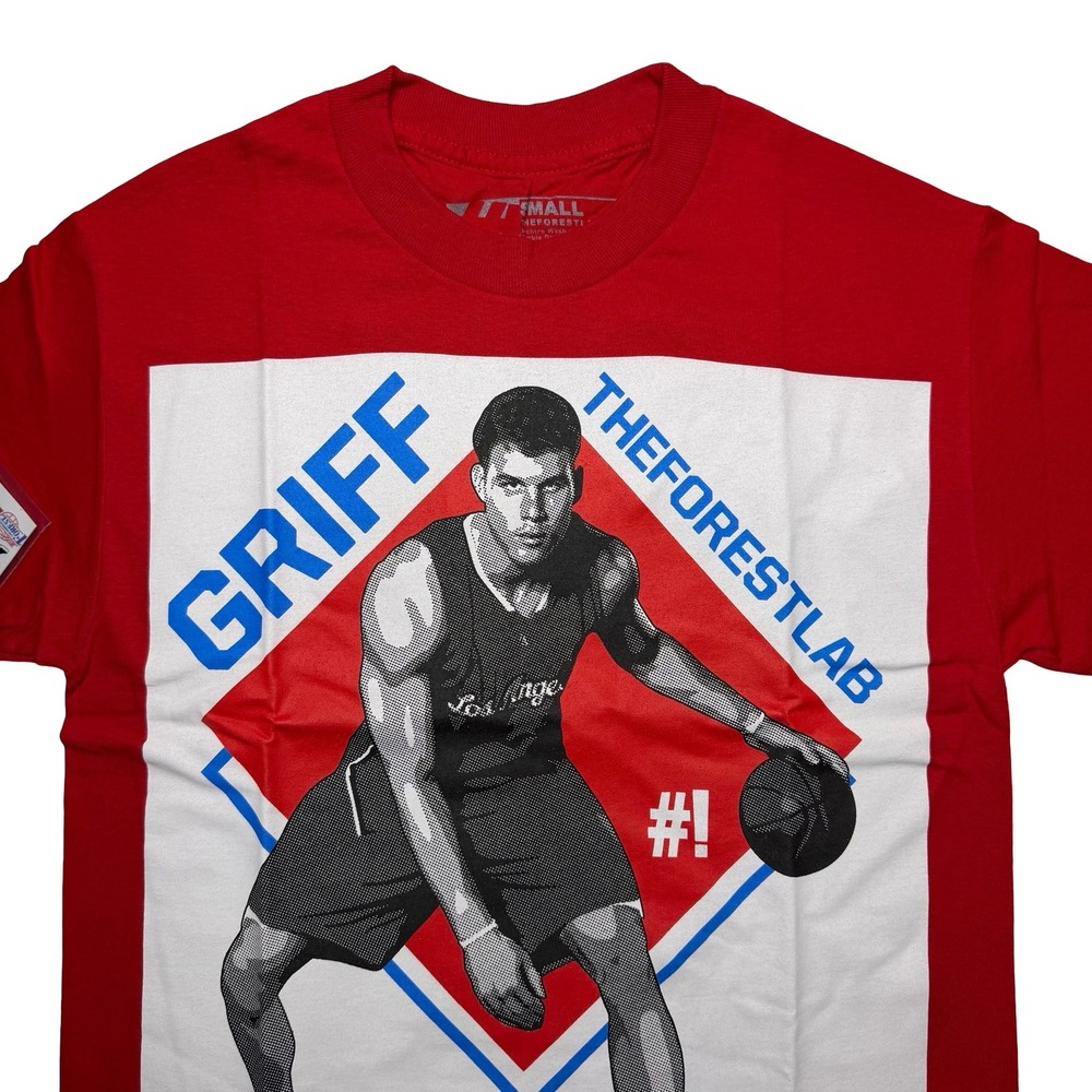 Blake Griffin LA Los Angeles Clippers x The Forest Lab cartoon basketball shirt